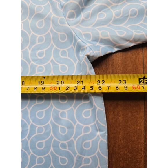 New Swannies Ryder Golf Polo Sky Shirt Performance Men’s L - Picture 5 of 6